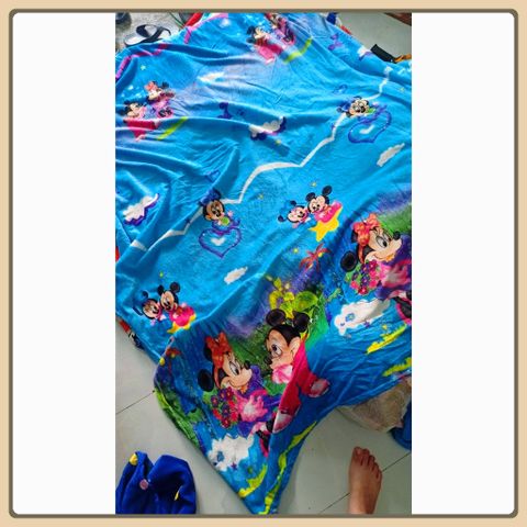 Chăn mền tuyết nhung siêu ấm mền mịn kích thước 1,6x2m bao đẹp 500g cao cấp chọn mẫu