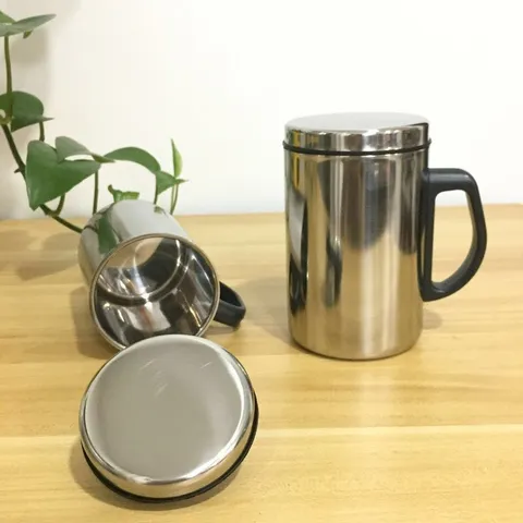 Ca Giữ Nhiệt inox 500ml- Ly uống nước inox 2 lớp giữ nhiệt 500ml
