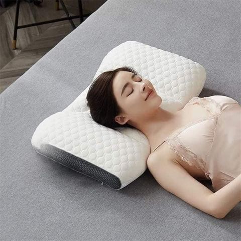 Gối Spa chống đau mỏi vai gáy, bảo vệ đốt sống cổ kích thước 50 x 70cm 750g