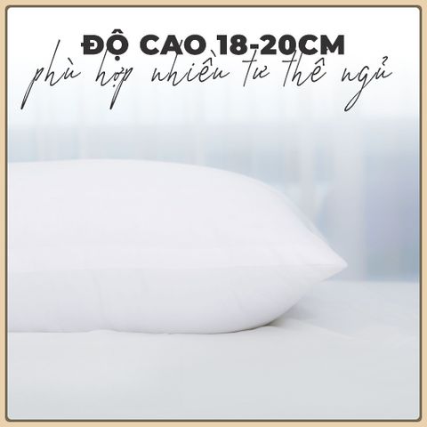 Ruột Gối Gòn Gối Nằm Gối Ôm Tiêu Chuẩn Khách Sạn 3* gối nằm 40x60 cm & ôm 35x100 cm