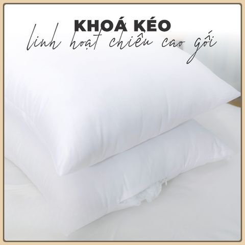 Ruột Gối Gòn Gối Nằm Gối Ôm Tiêu Chuẩn Khách Sạn 3* gối nằm 40x60 cm & ôm 35x100 cm