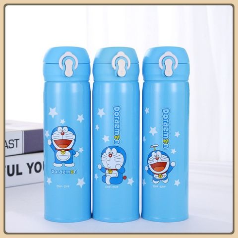 Bình giữ nhiệt 500ml inox 304 thiết kế nắp bật và khóa gài bình giữ nhiệt cho bé cao cấp - Bình Nước Giữ Nhiệt