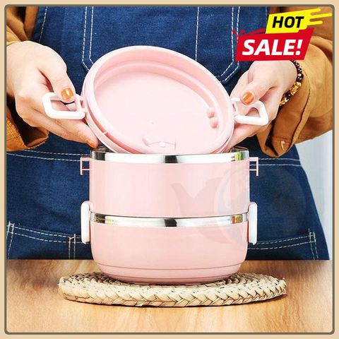Camen Giữ Nhiệt 4 Tầng Ruột Inox Cao Cấp, hợp đựng cơm 4 tầng