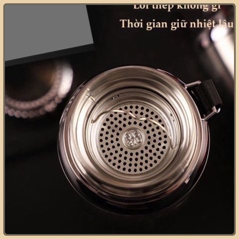 Bình Giữ Nhiệt Cao Cấp Nóng - Lạnh Cao Cấp 316 không gỉ - Loại 1000ml nắp kim cương