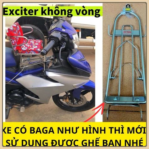 [ SỐ GẬP EX CÓ VÒNG ] GHẾ SỐ GẬP EXCITER AN TOÀN CHO BÉ