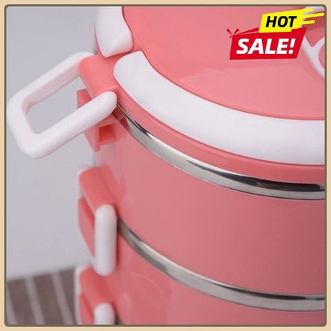 Camen Giữ Nhiệt 4 Tầng Ruột Inox Cao Cấp, hợp đựng cơm 4 tầng