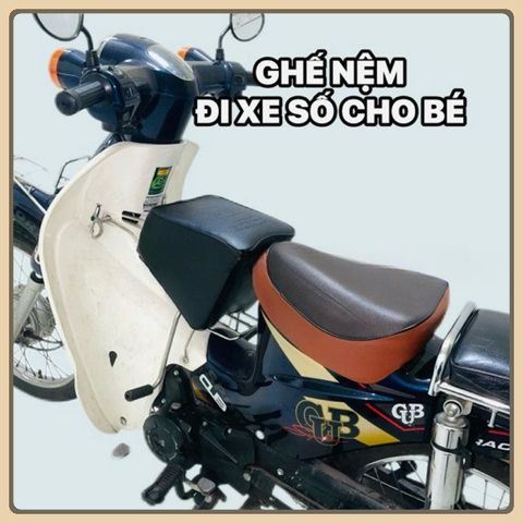 Ghế nệm ngồi xe Số:xe Wave.Honda Cup. Dream. Sirius.Jupiter… chắc chắn an toàn