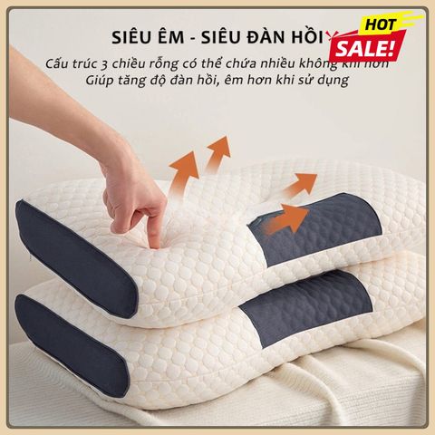(HCM HỎA TỐC) Gối Spa Chống Đau Mỏi Vai Gáy, Căng Thẳng Có Giấc Ngủ Sâu Và Ngon Hơn