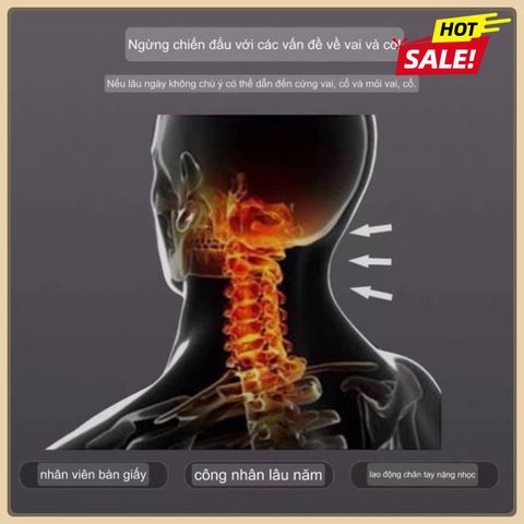 (HCM HỎA TỐC) Gối Spa Chống Đau Mỏi Vai Gáy, Căng Thẳng Có Giấc Ngủ Sâu Và Ngon Hơn