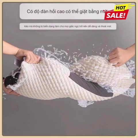 (HCM HỎA TỐC) Gối Spa Chống Đau Mỏi Vai Gáy, Căng Thẳng Có Giấc Ngủ Sâu Và Ngon Hơn