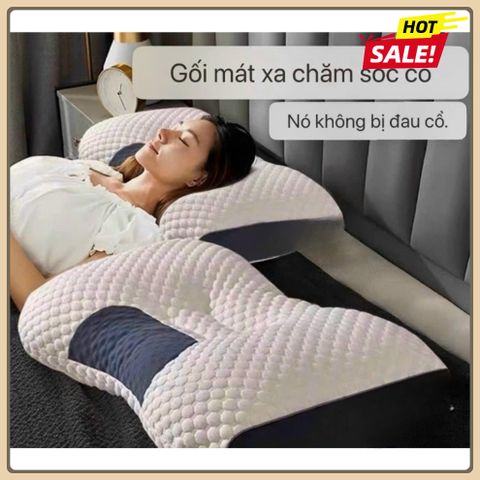 (HCM HỎA TỐC) Gối Spa Chống Đau Mỏi Vai Gáy, Căng Thẳng Có Giấc Ngủ Sâu Và Ngon Hơn