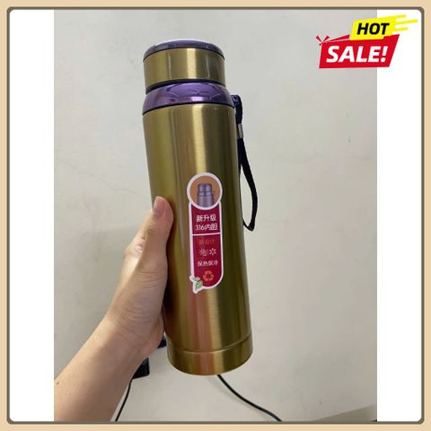 Bình giữ nhiệt 1000ml Inox 316 cao cấp - Bình giữ nhiệt nóng lạnh có lọc tiện lợi - Chất liệu cao cấp