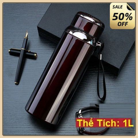 Bình Giữ Nhiệt 1000ml, Inox Cao Cấp, Kiểu Dáng Thời Trang, Sáng Bóng (nhiêu màu)