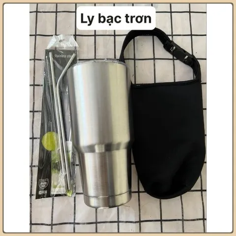 Ly giữ nhiệt 900ml inox 304 nắp đậy kín , giữ nóng hơn 8 giờ , giữ lạnh 20 giờ , tặng full phụ kiện , chống xước