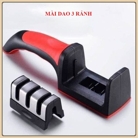 Combo 2 Dụng Cụ Mài Dao Kéo Cầm tay Dụng cụ mài dao, mài dao nhanh tiện lợi 3 khe 3 rảnh