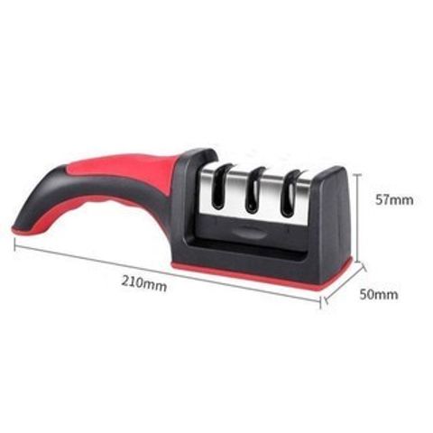 Combo 2 Dụng Cụ Mài Dao Kéo Cầm tay Dụng cụ mài dao, mài dao nhanh tiện lợi 3 khe 3 rảnh