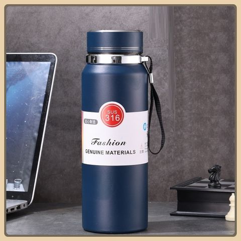 Bình Giữ Nhiệt Cao Cấp 1000ML SUS 316 3 Lớp. Sơn Nhám Chống Trầy, Quai Đeo Chắc Chắn