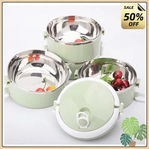Cặp Lồng Cà Mênh 2 Tầng 4 tầng Lúa Mạch - Hộp Dựng Cơm Văn Phòng Có Nắp Khít