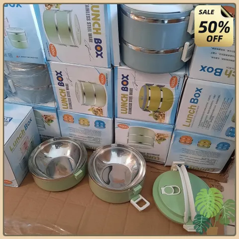 Cặp Lồng Cà Mênh 2 Tầng 4 tầng Lúa Mạch - Hộp Dựng Cơm Văn Phòng Có Nắp Khít