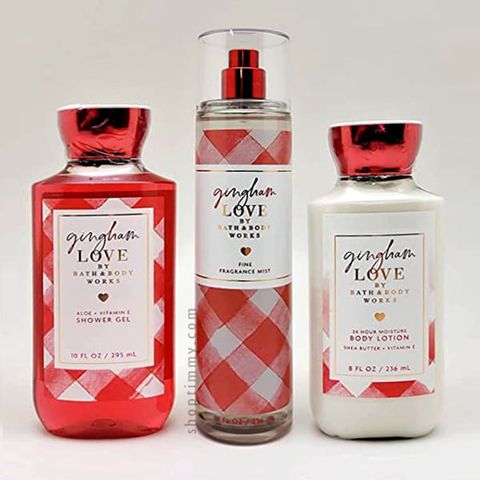 (Auth 100%) Xịt thơm toàn thân Gingham Love Bath & Body Works Hương