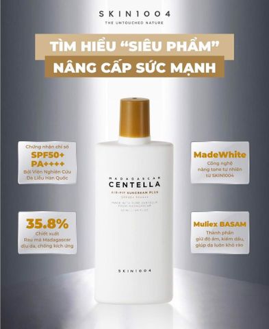 (Auth 100%) Kem Chống Nắng Vật Lý Skin1004 Madagascar Centella SPF50