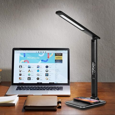 Đèn Bàn Học Chống Cận Wilit U13AQ - Đèn LED 18W Sạc Không Dây, 3 Chế Độ Sáng, Thiết Kế Sang Trọng Cho Học Tập Và Làm Việc