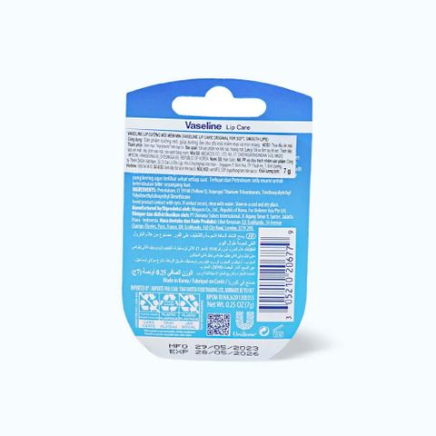 (Chính hãng) Sáp dưỡng môi Vaseline Lip Therapy Original làm mượt môi