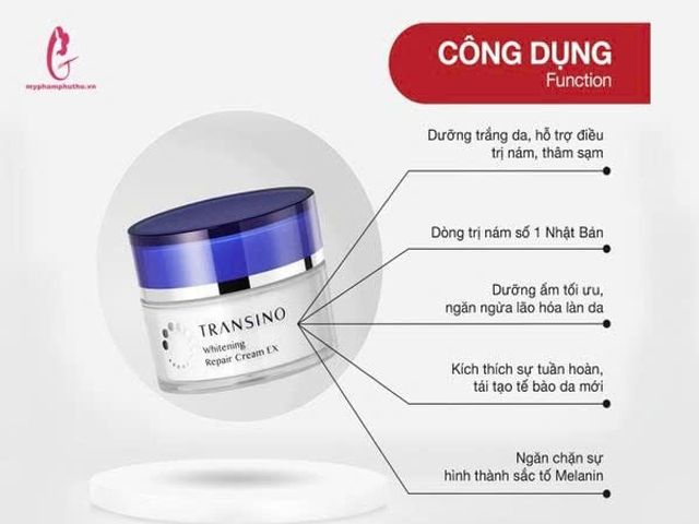 Kem Dưỡng Transino Nhật Bản 35g – Dưỡng Sáng Da, Đều Màu, Mềm Mịn Mỗi Ngày