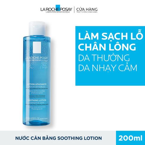 (Nhập khẩu) Nước Hoa Hồng La Roche Posay Soothing Lotion Dưỡng ẩm và