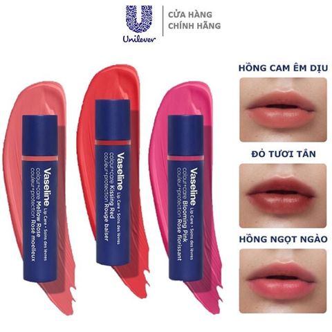 (Chính hãng) Combo 2 Hũ Son Dưỡng Môi Vaseline Lip Therapy Giúp Môi