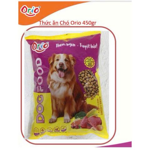 [900g] Hạt Cho Chó Orio - Thức Ăn Cho Chó Trưởng Thành - Hạt Cho Chó Lớn Túi 450g
