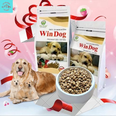 Hạt Cho Chó Bầu WinDog - Thức Ăn Cho Chó Mang Bầu Nuôi Con - Hạt Chó WINDOG PREGNANTTúi 800G