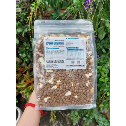 Thức Ăn Cho Chó Mix Topping - Hạt Tăng Cân Cho Chó Kén Ăn - Hạt Cho Chó Túi 1Kg