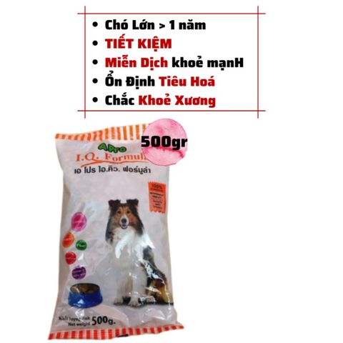 Thức Ăn Hạt Apro IQ Dog Formula Cho Chó Túi 500g