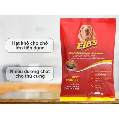 Thức Ăn Hạt Fib's Cho Chó Túi 400g