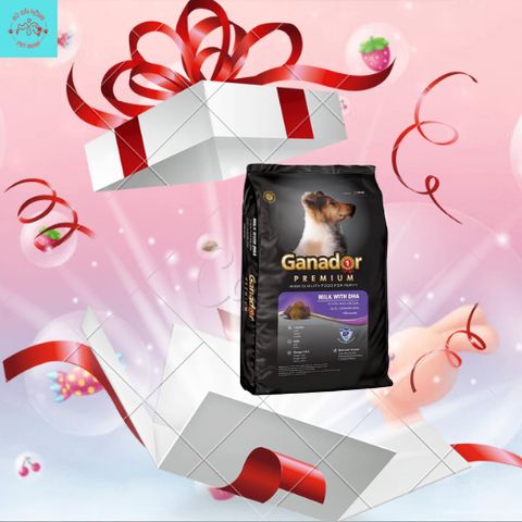 Thức Ăn Hạt Ganador Puppy Vị Sữa và DHA Cho Chó Con Túi 400g