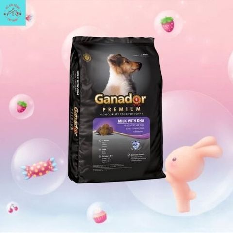 Thức Ăn Hạt Ganador Puppy Vị Sữa và DHA Cho Chó Con Túi 400g