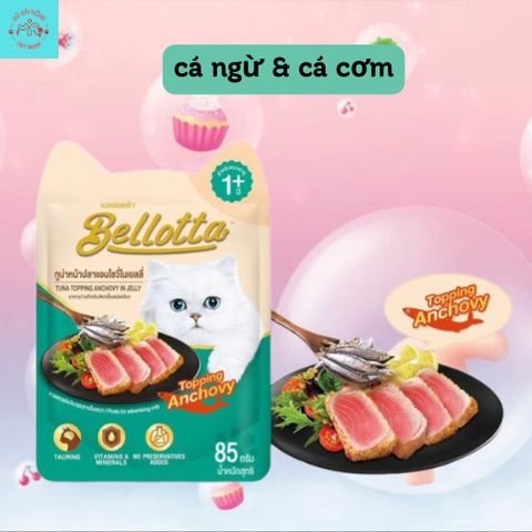 Pate Mèo Bellota - Thức Ăn Cho Mèo - Pate Tươi Cho Mèo Lớn Và Mèo Con Gói 85G