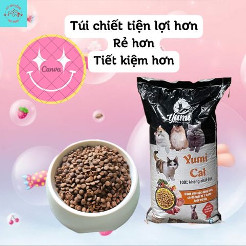 Thức Ăn Cho Mèo - Hạt Yumi Cho Mèo - Hạt Cho Mèo Từ 1 Tháng Tuổi Thơm Ngon Bổ Dưỡng