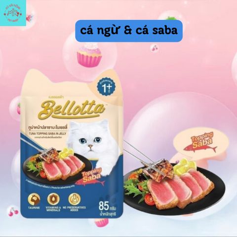 Pate Mèo Bellota - Thức Ăn Cho Mèo - Pate Tươi Cho Mèo Lớn Và Mèo Con Gói 85G