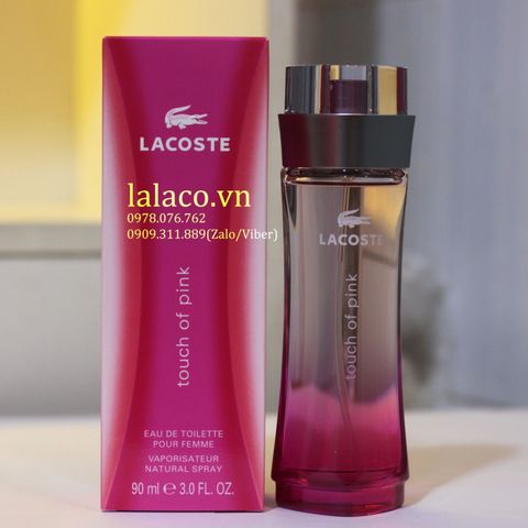 (Chính hãng) Nước Hoa Nữ Lacoste Touch of Pink EDT 10ml chiết Chính