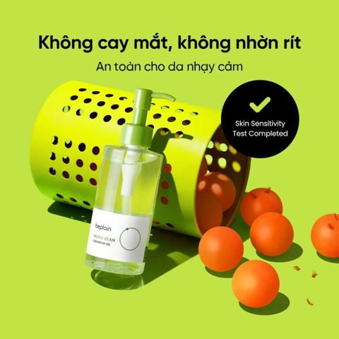 (Auth 100%) Dầu Tẩy Trang BEPLAIN Mung Bean Cleansing Oil Chính hãng