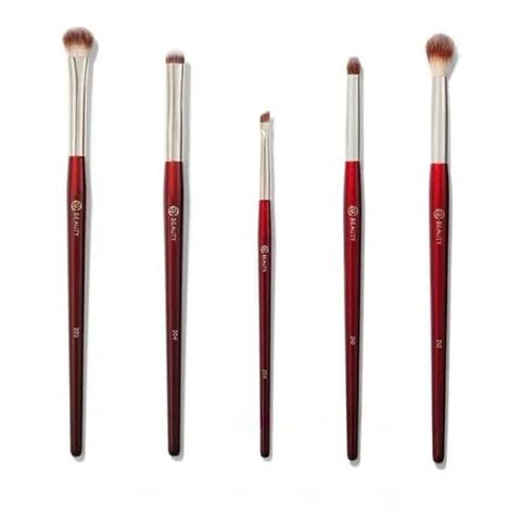 (Auth 100%) Bộ Cọ Trang Điểm BK Beauty Glam Eye Bundle Màu Đỏ 5 Cây