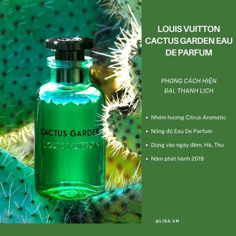 (Auth 100%) Nước Hoa Unisex Louis Vuitton LV Cactus Garden EDP 100ml