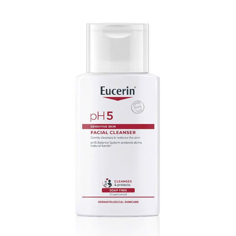 Sữa Rửa Mặt Dịu Nhẹ Cho Da Nhạy Cảm Eucerin pH5 Sensitive Skin Facial Cleanser 100ml 675324