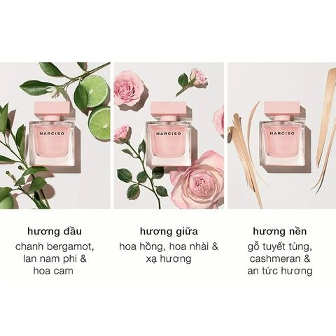 (Nhập khẩu) Nước Hoa Nữ Narciso Rodriguez Cristal Eau De Parfum 90ml