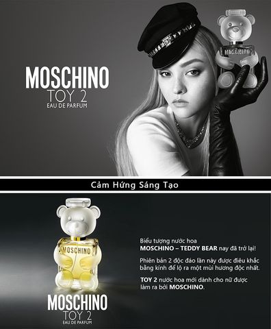 (Nhập khẩu) Nước Hoa Nữ Moschino Toy 2 Women EDP 100ml Chiết Chính