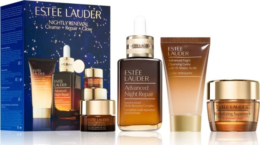 (Auth 100%) Set Dưỡng Da Estée Lauder Nightly Renewal Cleanse +