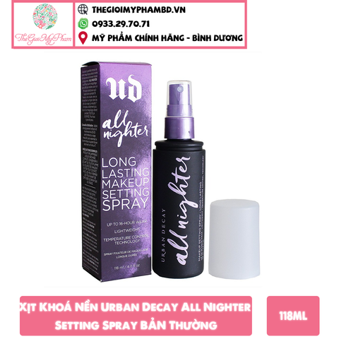 (Chính hãng) Xịt Khoá Nền Make Up Urban Decay All Nighter Setting