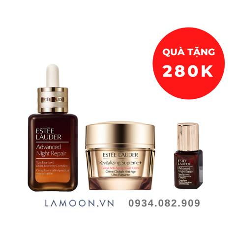 (Nhập khẩu) Combo Dưỡng Da Estée Lauder Advanced Night Repair 2 Món